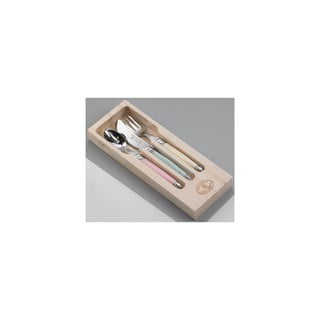 Set tacâmuri din inox pentru copii Jean Dubost Pastel