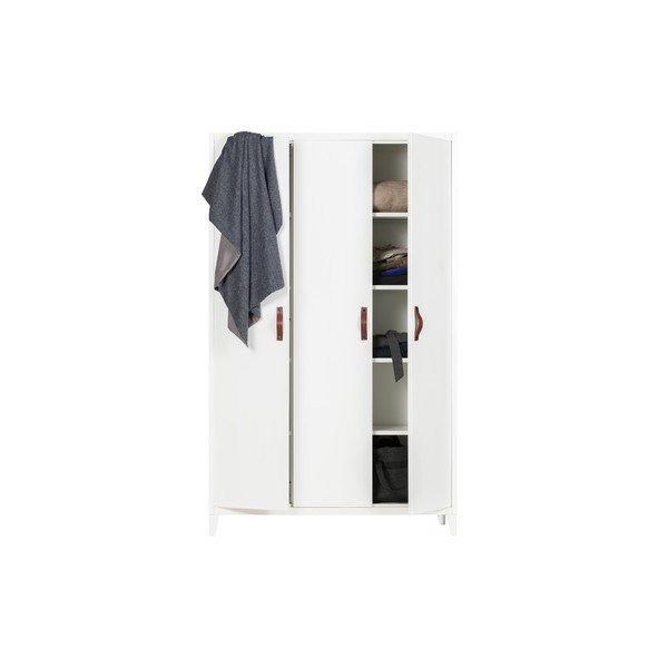Dulap WOOOD Brock, lățime 120 cm, alb-image-3