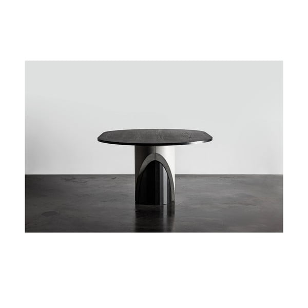 Masă dining cu blat cu aspect de lemn de stejar 180x120 cm Sharp - Lyon Béton-image-4