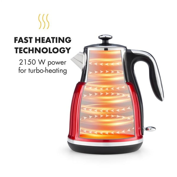 Fierbător electric Klarstein Cancan, roșu-image-2