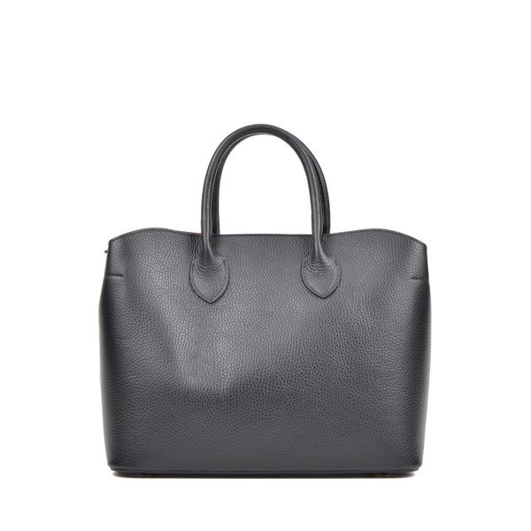Geantă din piele cu 3 buzunare Isabella Rhea, negru