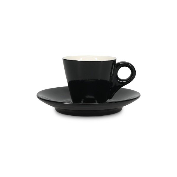 Farfurioară neagră din porțelan ø 12,5 cm Barista – BonBistro-image-3