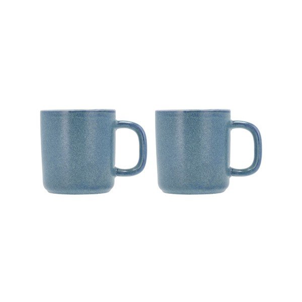 Set 2 căni din porțelan Villa Collection Fjord, 250 ml, albastru-image-2