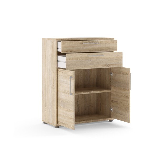 Componentă pentru un sistem modular de rafturi  cu aspect de lemn de stejar 84x105 cm Prima – Tvilum-image-1