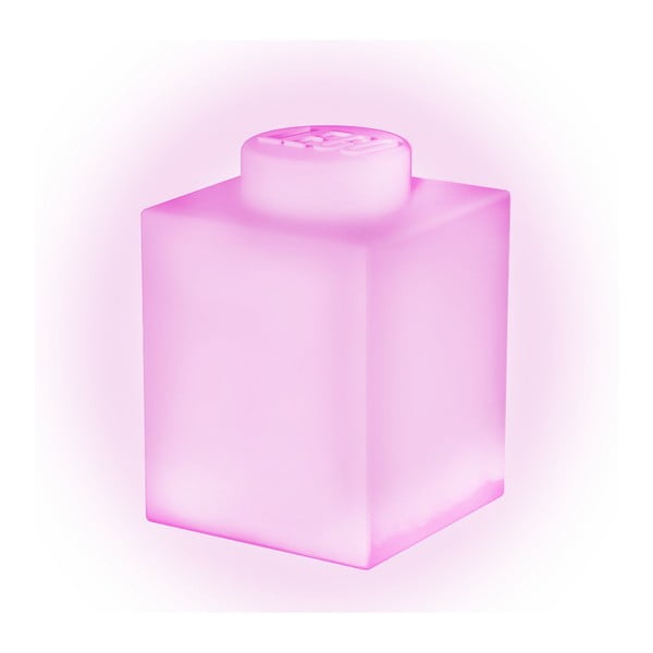 Lumină de veghe LEGO® Classic Brick, roz-image-1
