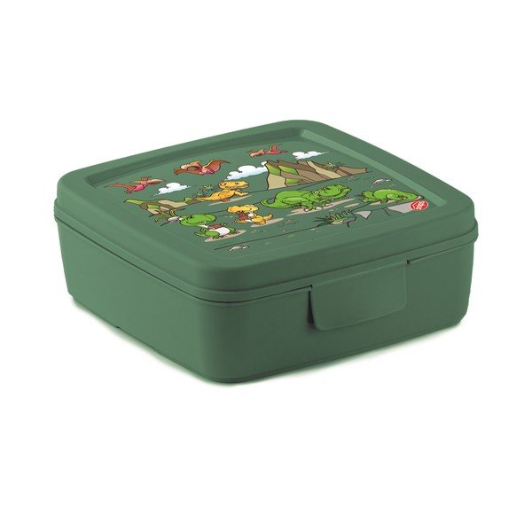Cutie de gustări pentru copii verde Dinosaur – Snips