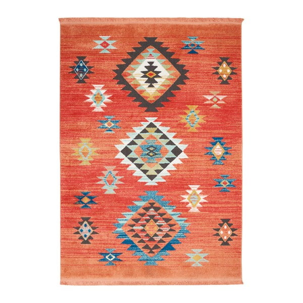 Covor Nourison Navajo Red, 292 x 201 cm