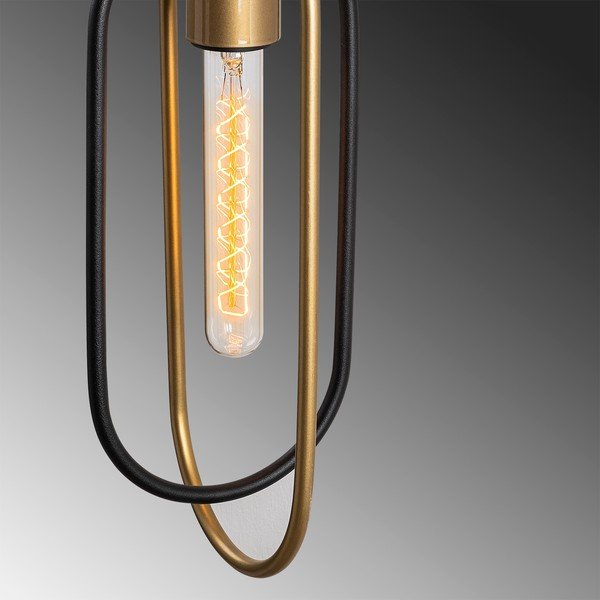 Aplică de perete neagră/aurie Cerco – Opviq lights-image-4