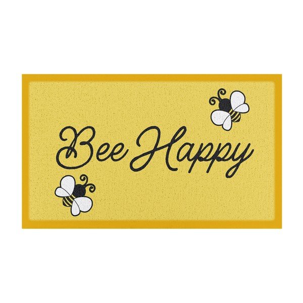 Covoraș de intrare din PVC 60x90 cm Bee Happy – Artsy Doormats-image-2