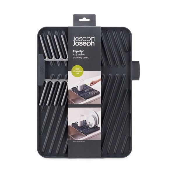 Scurgător vase Joseph Joseph Flin-on, gri-image-1