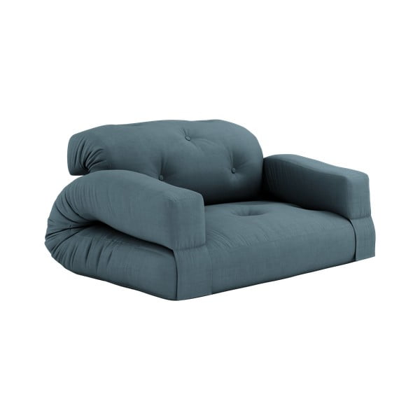 Canapea albastră extensibilă 140 cm Hippo - Karup Design
