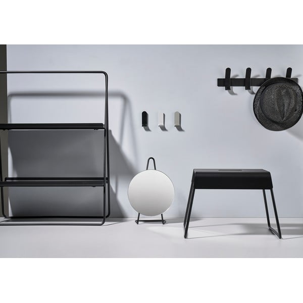 Etajeră cu structură din inox Zone A-Table, negru-image-1