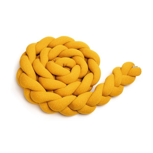 Protecție tricotată din bumbac T-TOMI, lungime 180 cm, galben muștar