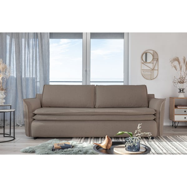 Canapea extensibilă Miuform Charming Charlie, maro-image-1