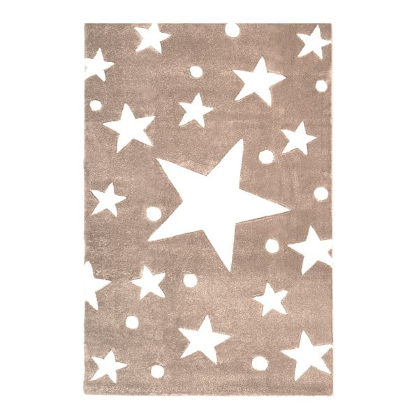 Covor pentru copii Happy Rugs Star Constellation, 160x230 cm, bej