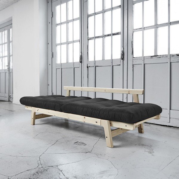 Canapea extensibilă Karup Step Natural/Dark-image-3