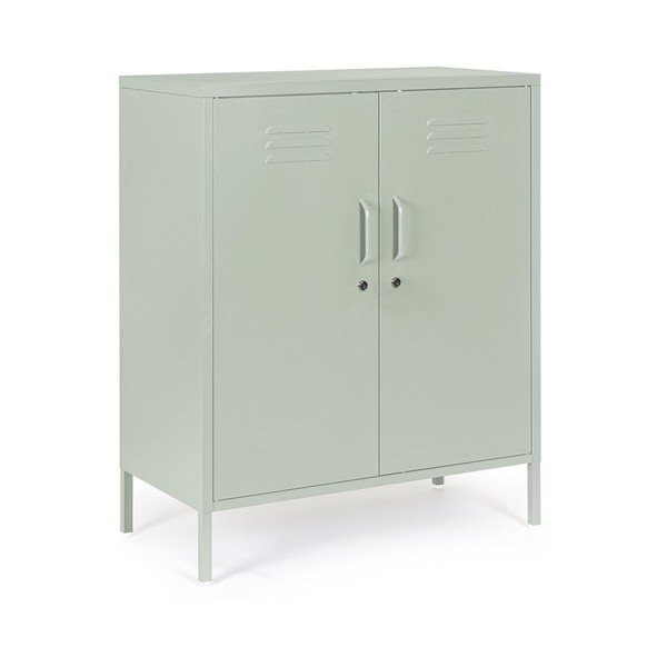 Dulap verde salvie din metal cu încuietoare 80x101,5x40 cm Cambridge – Yes Everyday-image-2