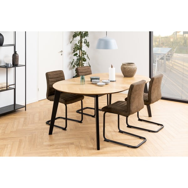 Scaun dining Actona Zola, maro-image-1