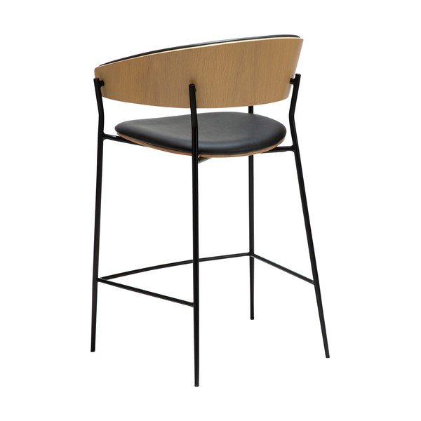 Scaun de bar negru (înălțime șezut 63,5 cm) Crib – DAN-FORM Denmark-image-3