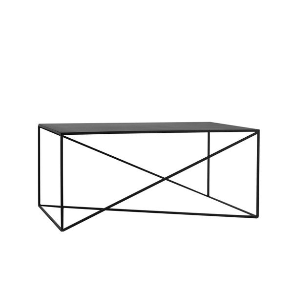 Măsuță de cafea Custom Form Memo, lățime 100 cm, negru