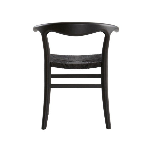 Scaun de dining negru cu cotiere din lemn de mesteacăn Nattavaara – Jotex-image-3