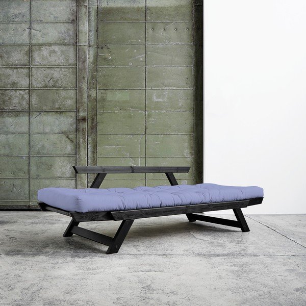 Canapea extensibilă Karup Bebop Black/Blue Breeze-image-2