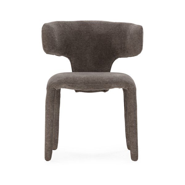 Scaun de living maro închis tapițat Maca – MOME-image-2