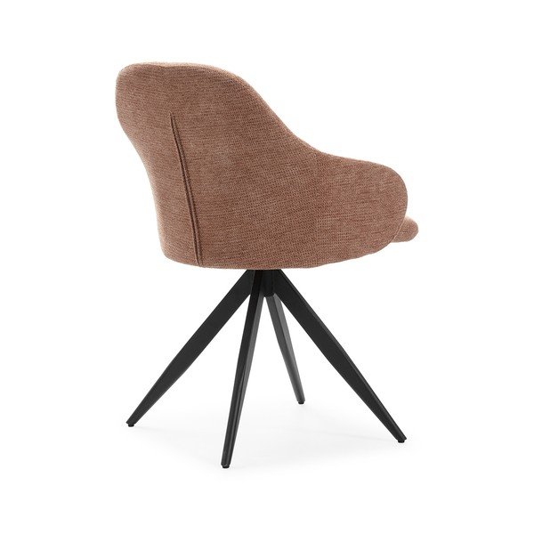 Set de scaune de sufragerie maro deschis cu cotiere 2 buc. tapițat Tamara – Marckeric-image-4