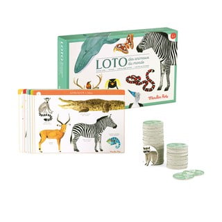 Joc de masă Loto Animals - Moulin Roty