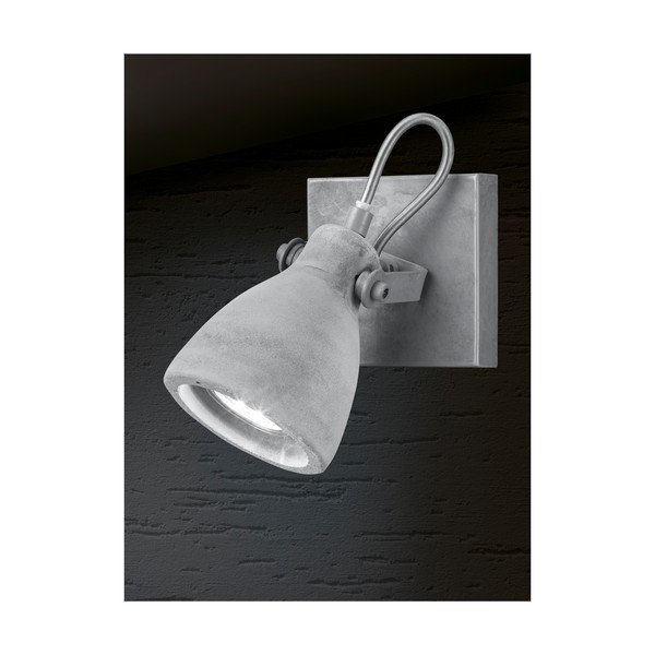 Aplică Trio Concrete, lungime 10 cm, gri-image-1