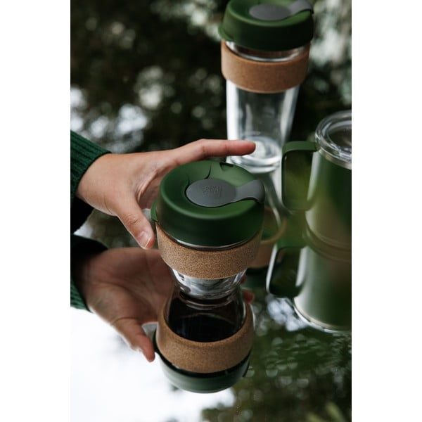 Cană de voiaj verde 454 ml Brew Cork Pine L – KeepCup-image-2