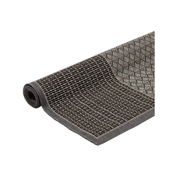 Covor foarte rezistent, potrivit pentru exterior Floorita Quadrotta, 133 x 190 cm, gri-image-4