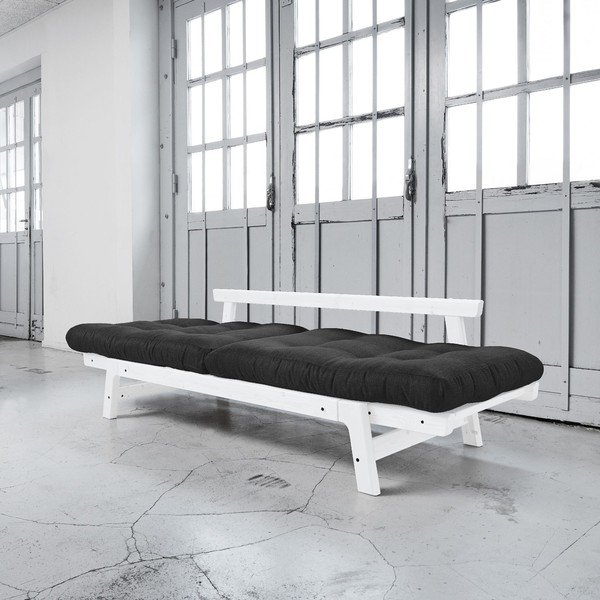 Canapea extensibilă Karup Step White/Dark-image-3