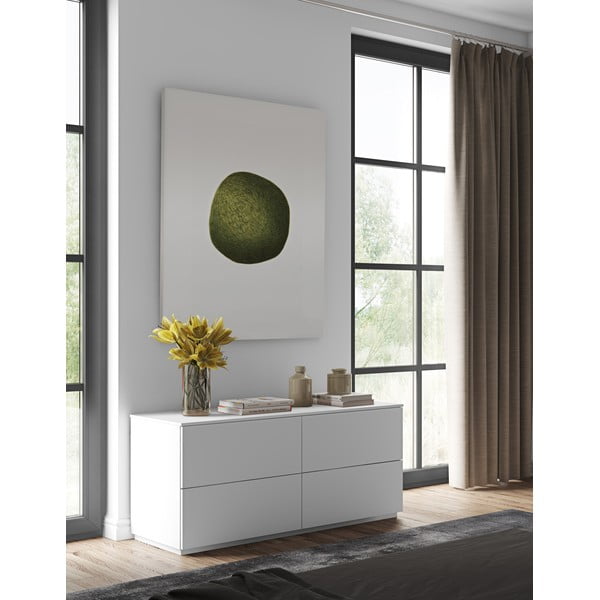Comodă albă cu sertare TemaHome Join, 120x54 cm-image-4