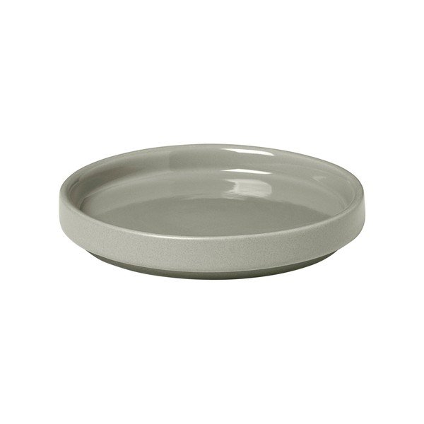 Farfurioară pentru desert din ceramică Blomus Pilar, gri deschis