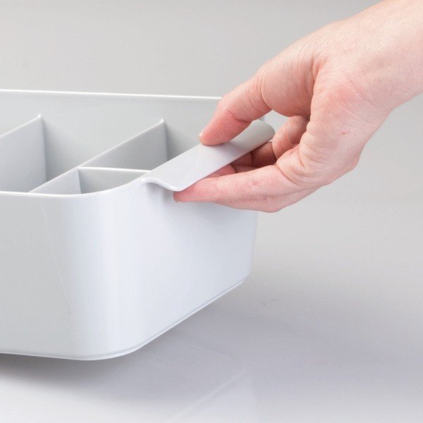 Organizator InterDesign Clarity Divided, gri-image-1