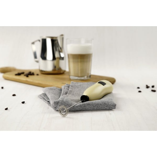 Aparat pentru spumă lapte Fackelmann Coffee & Tea, galben-image-1