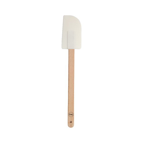 Spatulă din lemn de fag T&G Woodware Spatula, alb