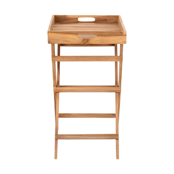 Masă de servire pentru grădină din lemn de tec 29x39 cm Ronda – House Nordic-image-2