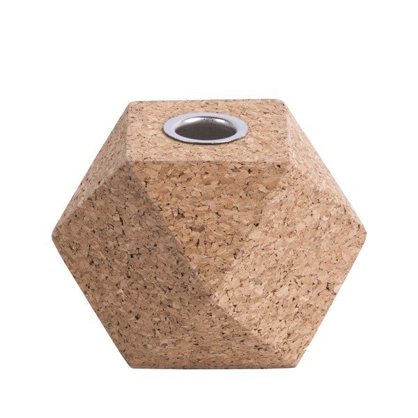 Set 3 suporturi din plută pentru lumânare PT LIVING Cone-image-3
