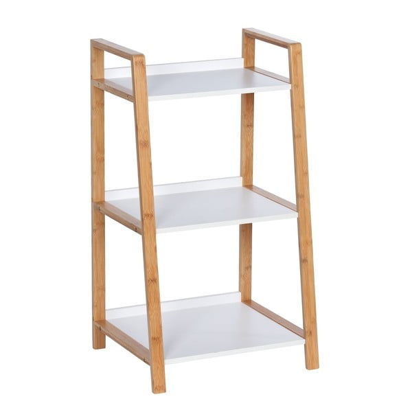 Raft de baie din bambus cu 3 rafturi Wenko Finja-image-2