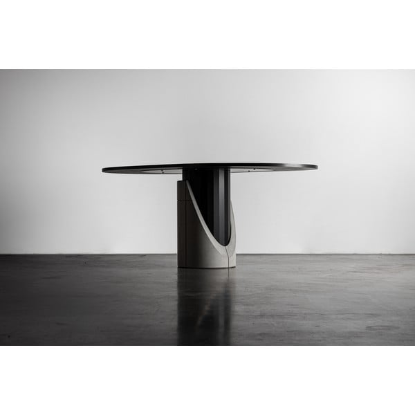 Masă dining cu blat cu aspect de lemn de stejar 180x120 cm Sharp - Lyon Béton-image-2