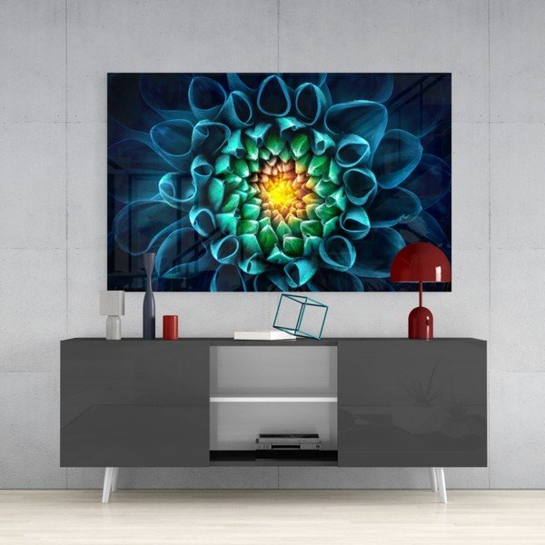 Tablou din sticlă Insigne Floral-image-1