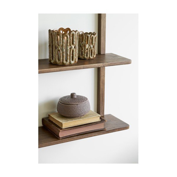 Raft maro închis etajat din lemn de stejar 50 cm Townsville – House Nordic-image-2