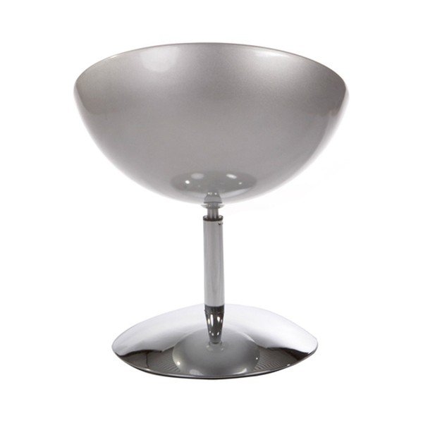 Fotoliu rotativ Kokoon Design Bowl, argintiu-image-3