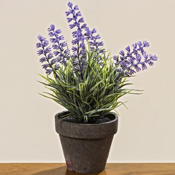 Plantă artificială Boltze Lavender, înălțime 24 cm