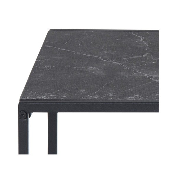 Măsuțe de cafea negre în set de 2 bucăți 50x50 cm Infinity - Actona-image-4