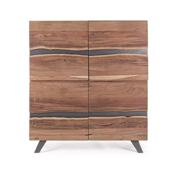 Comodă din lemn de salcâm Bizzotto Aron, 118 cm-image-1