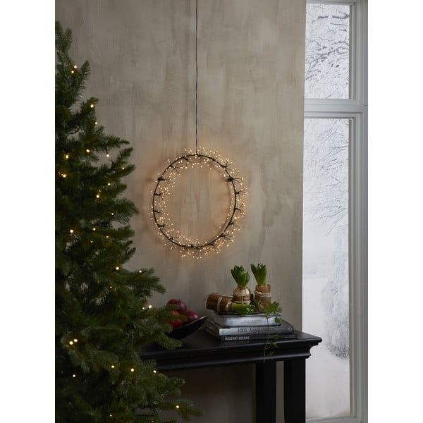 Decorațiune suspendată cu LED pentru Crăciun Star Trading Drop Flower, ø 35 cm