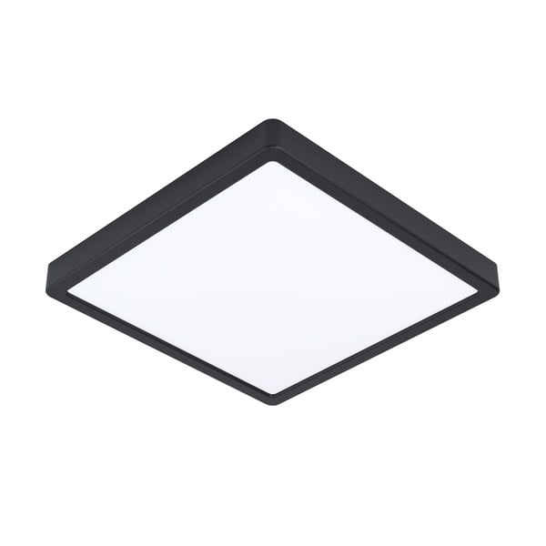 Plafonieră neagră LED 28,5x28,5 cm FUEVA 5 – EGLO